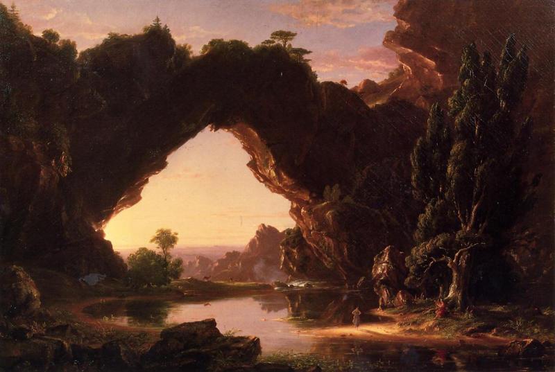 Thomas Cole Evening in Arcady France oil painting art